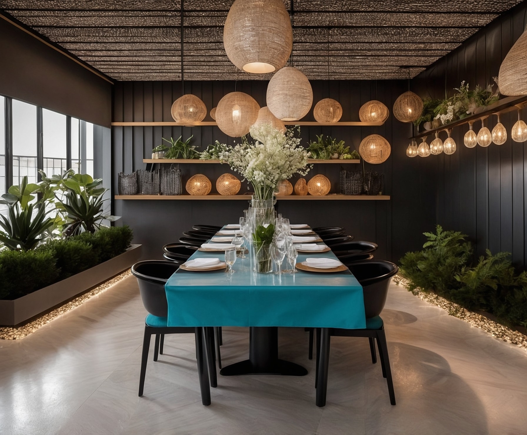 Delicioso plato gourmet y presentación elegante.