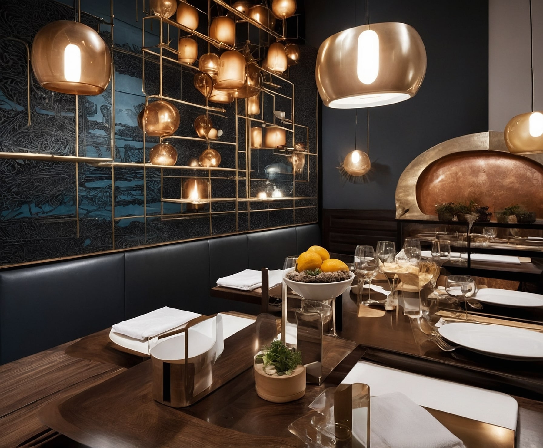 Plato gourmet con presentación elegante