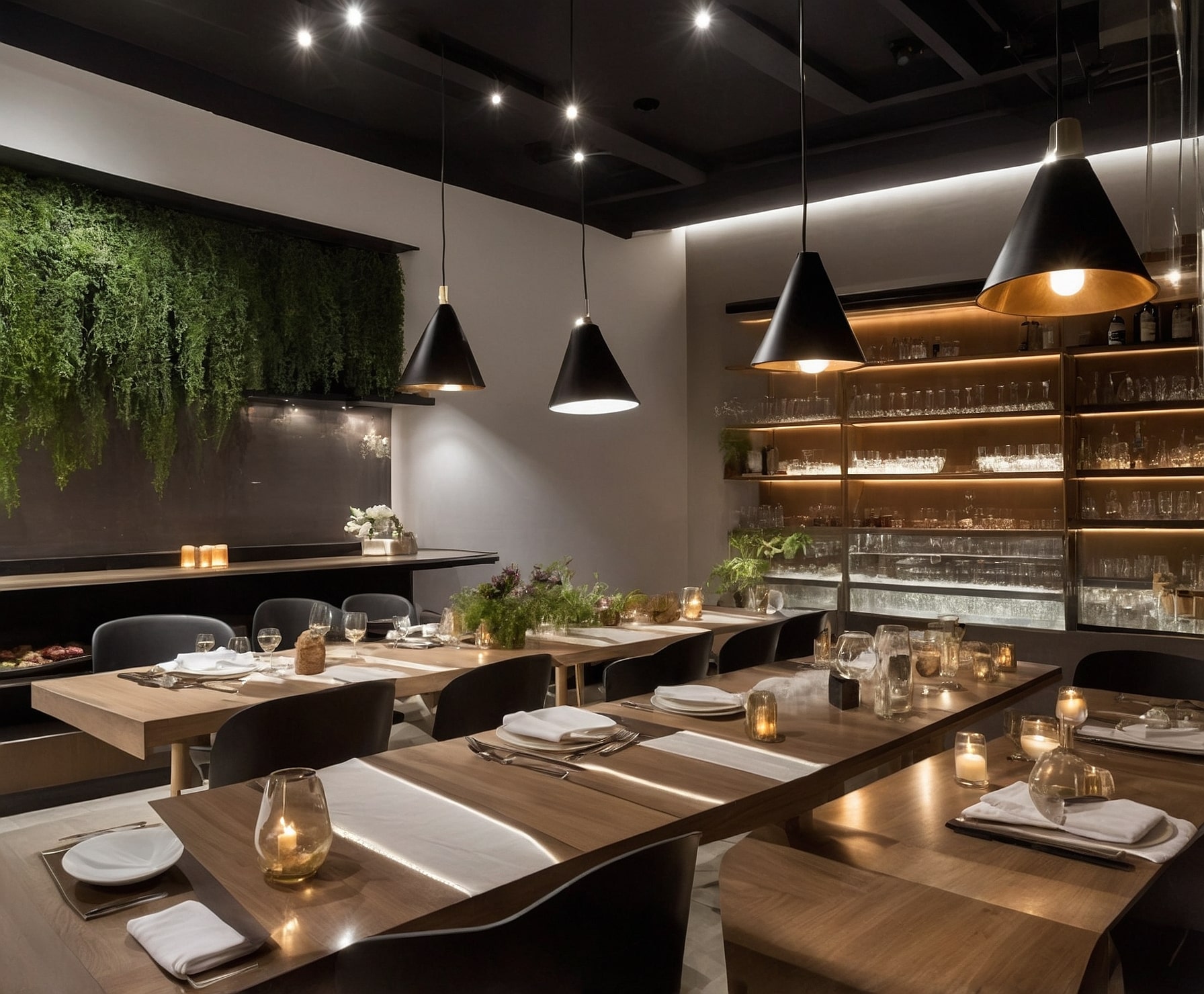 Plato gourmet con ingredientes frescos y coloridos